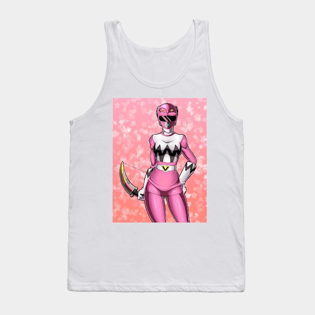 pink ranger Tank Top by fancy ghost